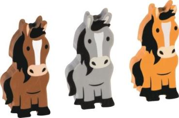 Radiergummi Pferde 3er
