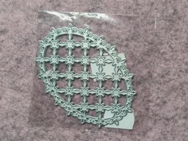 Stanzschablone  Raute Blume