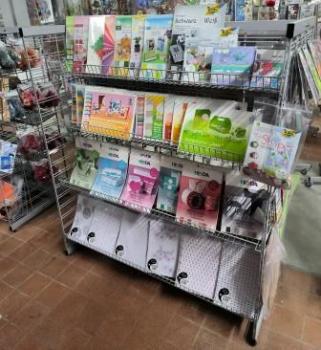 Preview: Gitterdisplayregale doppelseitig  leer