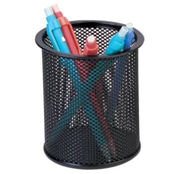 Schreibköcher Metall schwarz