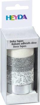 Deko Tape Mix silver 5er