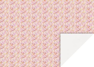 Naturkarton 50x70cm 220g Blumen rt