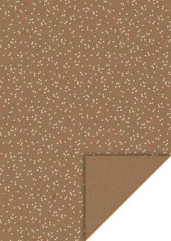 Naturkarton A4 220g Punkte neon