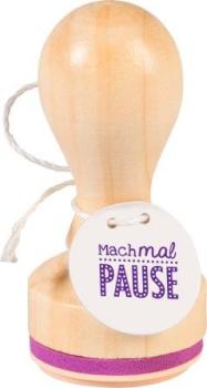 Stempel rund Mach mal Pause
