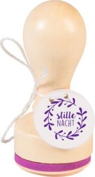 Stempel rund Stille Nacht