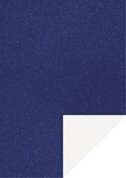 GlitterkartonA4 200g dunkelblau