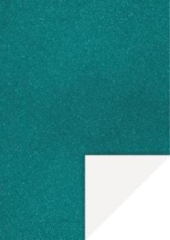 GlitterkartonA4 200g türkis