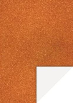 GlitterkartonA4 200g orange rot