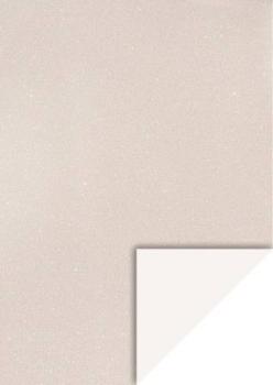 GlitterkartonA4 200g weiß iris