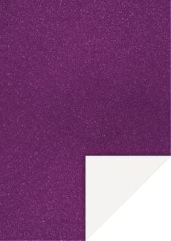 GlitterkartonA4 200g dunkelviolett