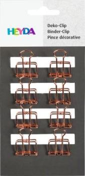 Deko-Clip rosegold 8er