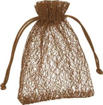 SpiderSäckchen 10x13cm braun