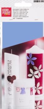 Wachsplatte17,5x8cm hellblau 2er