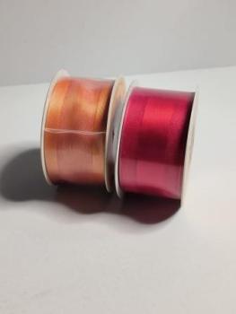 Dekorationsband 40mm breit sort.