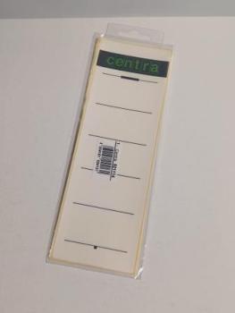 Rückenschild kurz breit sk weiß10St