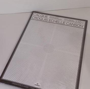 CANSON Zeichenblock, DIN A3, hochtr ansparent, 110/115 g/qm (5017126)