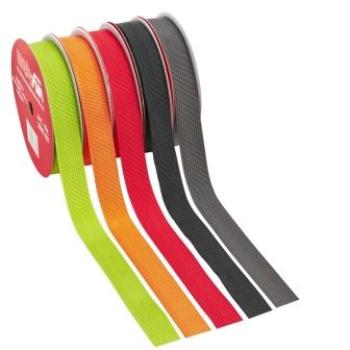 Gurtband 25 mm, Rol. ldm, schwarz