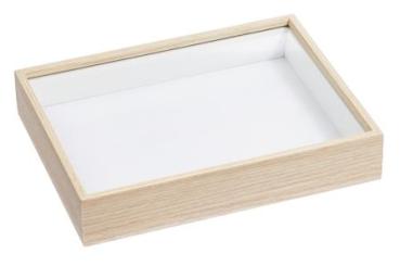 Deko-Rahmen (MDF) 21,5 x 16,5 x 4 cm, natur