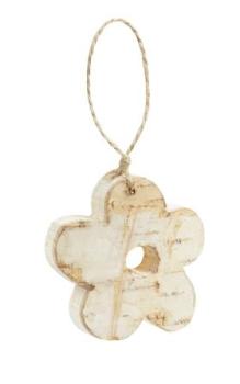 Birkenholz Blume ca. 6 cm, Btl. à 2 St.