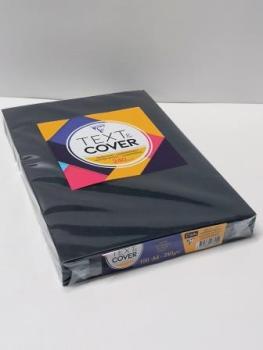 100 LMG Rückwände für Bindemappen schwarz 	Lederstruktur