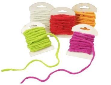Filzschnur, apfelgrün, 5 m   ldm