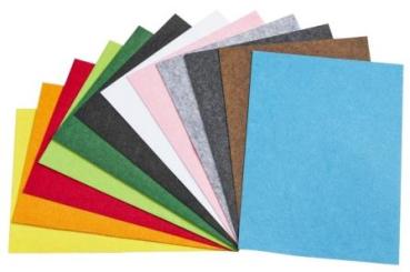 Filz 1 mm, 21 x 29,5 cm, skl, Btl. À 2 St., apfelgrün