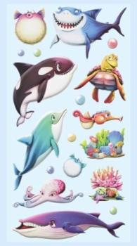SOFTY-Sticker Meerestiere