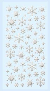 SOFTY-Sticker Eiskristall silber