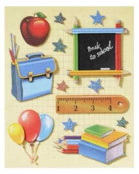 CREApop® Sticker Schule IV