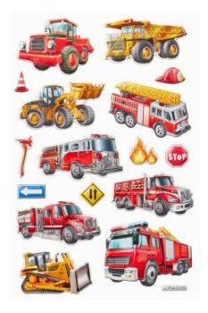 SOFTY-Sticker Fahrzeuge I