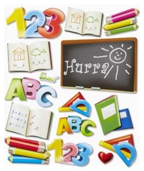 3D Sticker XXL Schule III