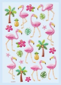 Sticker XL Flamingo, 21 x 14 cm