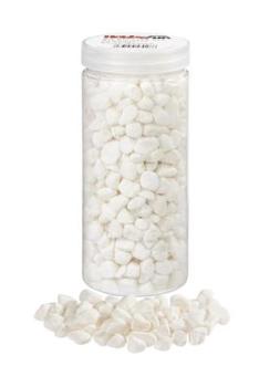Deko-Steine weiss-medium, ca. 500 gr.