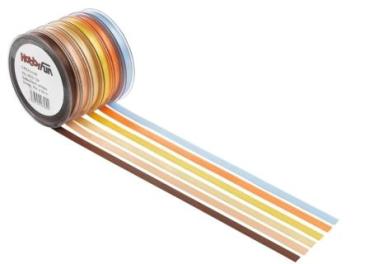 Satin-Band, schoko, 10 mm, Rol. à 25 m   ldm