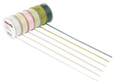 Organza-Band rosa, 5 mm, Rol. à 50 m  ldm