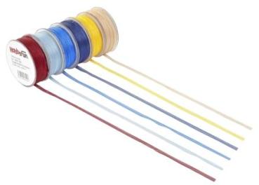 Organza-Band marine, 5 mm, Rol. à 50 m  ldm