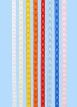 Ripsband 3 mm, Rol. à 25 m, gelb   ldm