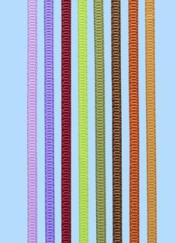 Ripsband 3 mm, Rol. à 25 m, kupfer   ldm