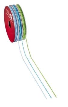 Mini-Zackenlitze ca. 1,5 mm, grün, Rol. à 25 m   ldm