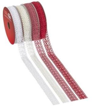 Band Spitze Waterloo weiss, 20 mm, ldm