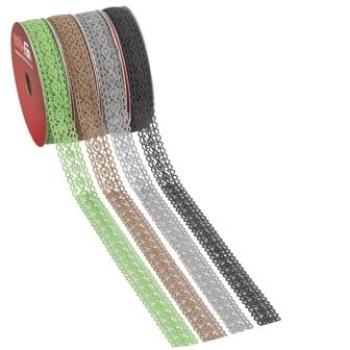 Band Spitze Waterloo grau, 20 mm, Rol. à 20 m  ldm