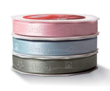 Band Baby, 15 mm x 20 m, grau  ldm