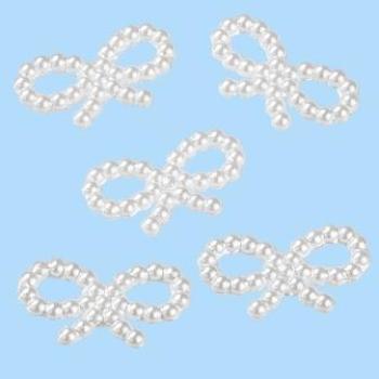 CREApop® Perlschleife 18 mm, weiss, Btl. à 20 St.