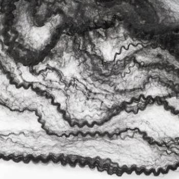 Deko-Spinnengewebe schwarz, ca. 50 gr.