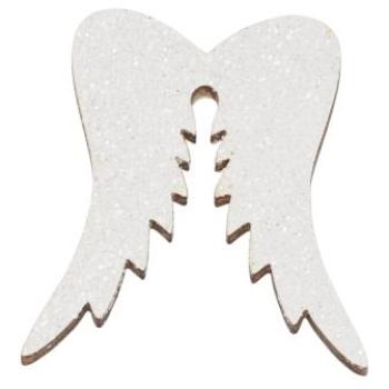 Engelsflügel-Holz, ca. 5 cm, Btl. à 3 St. irisierend