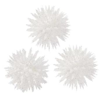 Dekokugel ca. 2,5 cm, Btl. à 6 St., weiss