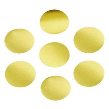 Flitter-Punkte ca. 1,5 cm, gold, ca. 5 gr.