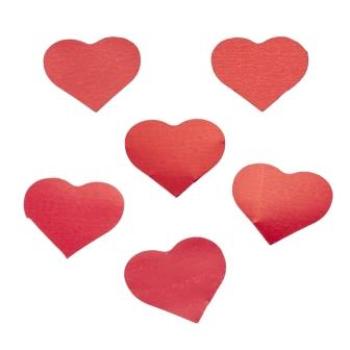 Flitter-Herzen, ca. 1,5 cm, rot, ca. 5 gr.