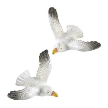 Möwe ca. 3 x 2,5 cm, Btl. 3 St.