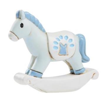 Schaukelpferd ca. 4 cm, blau